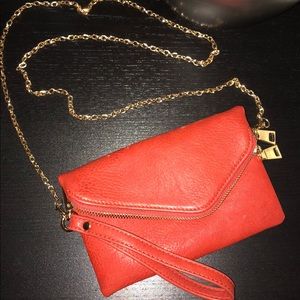 DONATED  crossbody bag/wristlet